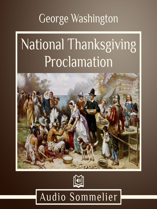 Title details for National Thanksgiving Proclamation by George Washington - Available